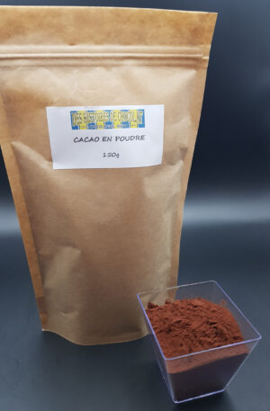 Poudre de cacao pur, riche en saveurs et arômes intenses.