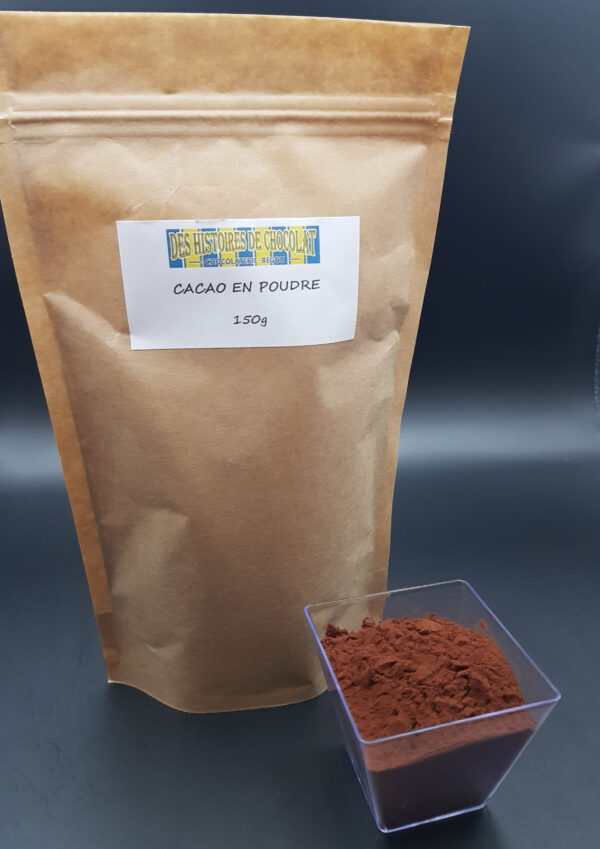 Poudre de cacao pur, riche en saveurs et arômes intenses.